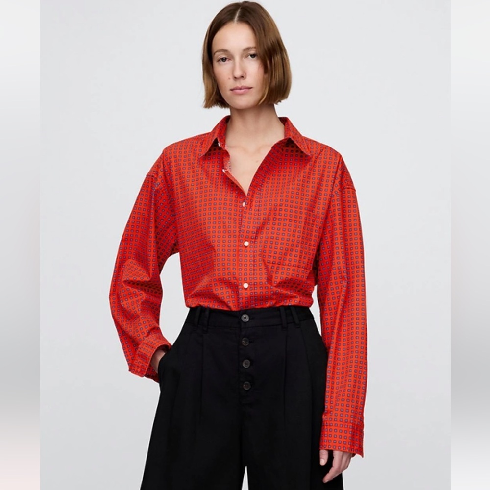 Gap X Doen Organic Cotton Poplin Big Shirt
